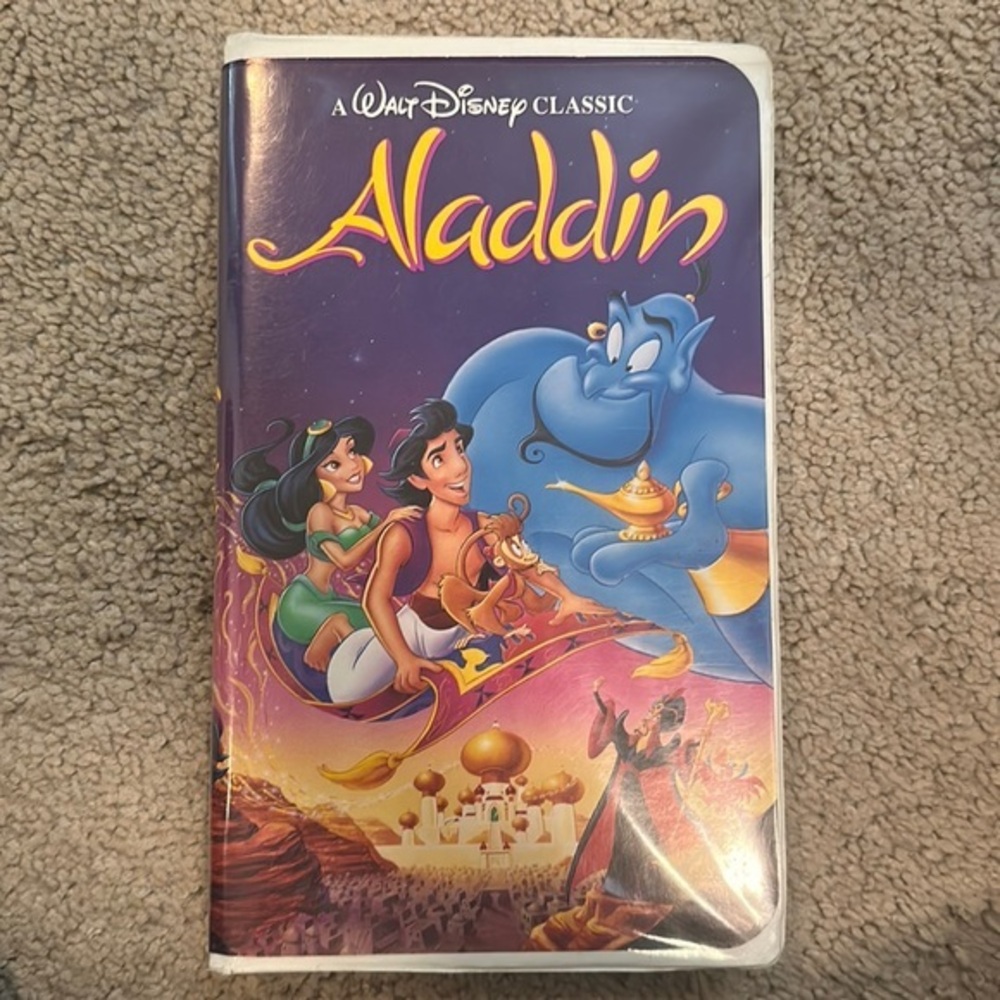 Walt Disney Aladdin VHS Tape